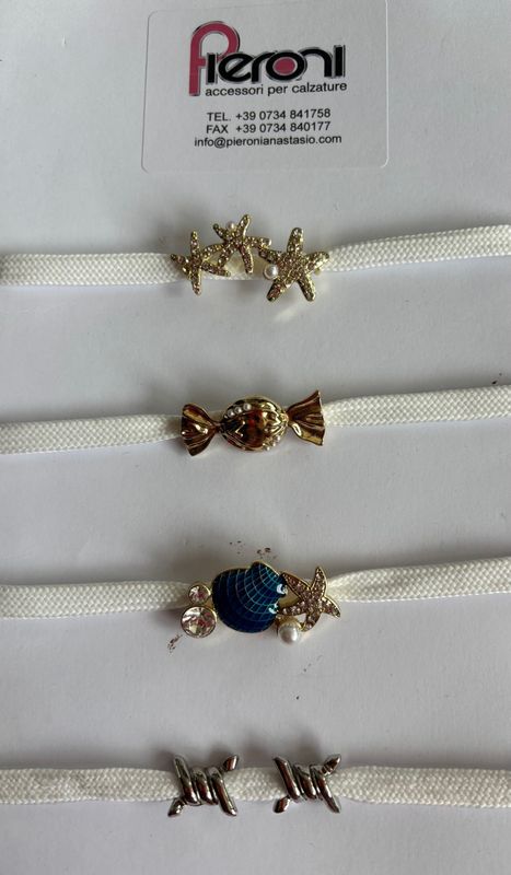 CHARM PER LACCI SCARPE CON STRASS