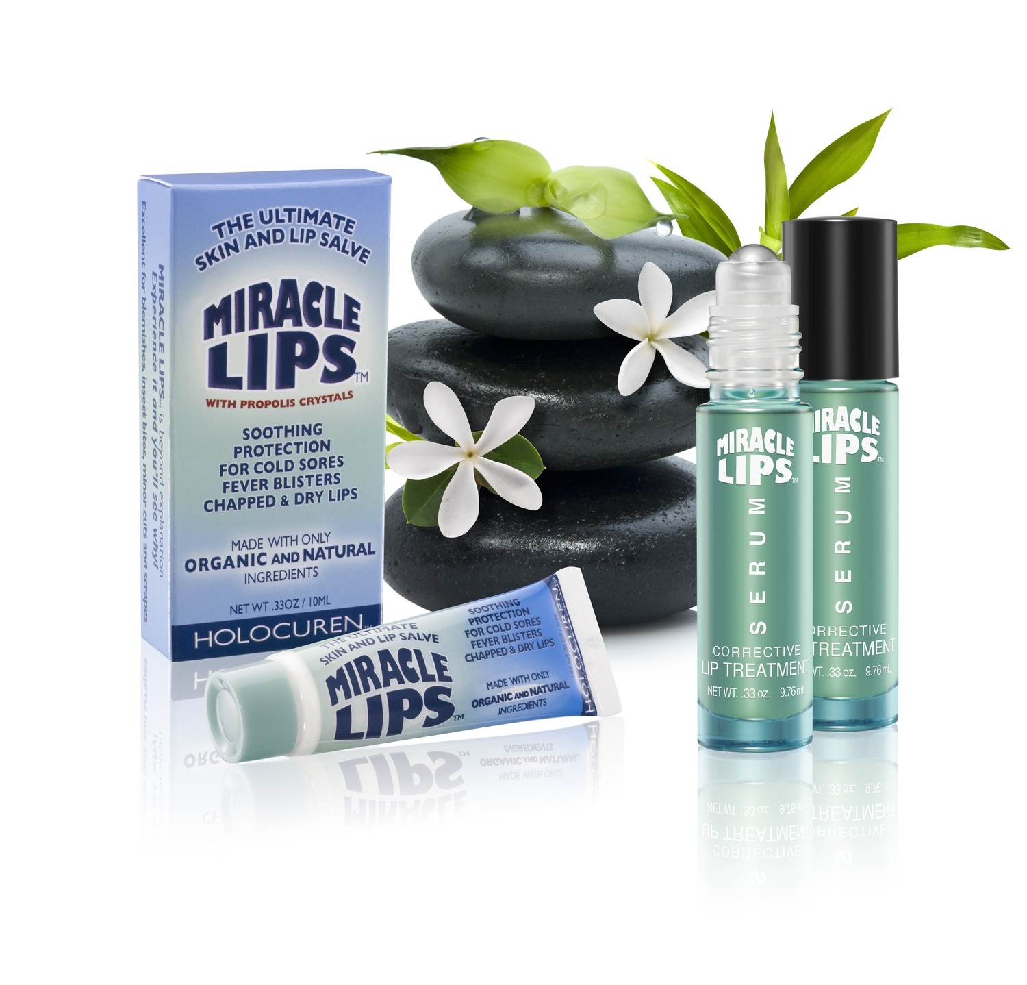 Miracle Lips Salve And Serum Combo Pack For Chapped Lips and Cold Sores Miracle Lips Salve And Serum Combo Pack For Chapped Lips and Cold Sores