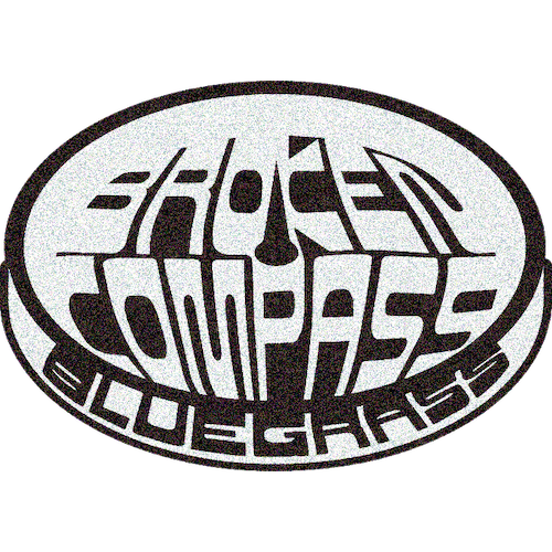Broken Compass Bluegrass Embroidered Iron-on Patch Logo