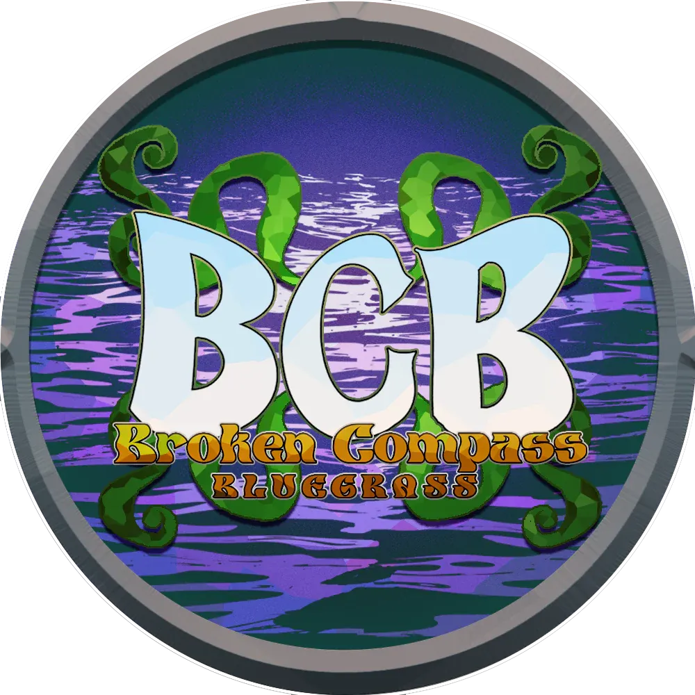 Broken Compass Bluegrass &#39;BCB&#39; Logo decal