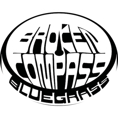 Broken Compass Bluegrass OG logo decal