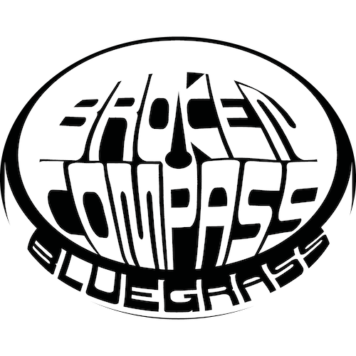 Broken Compass Bluegrass OG logo decal