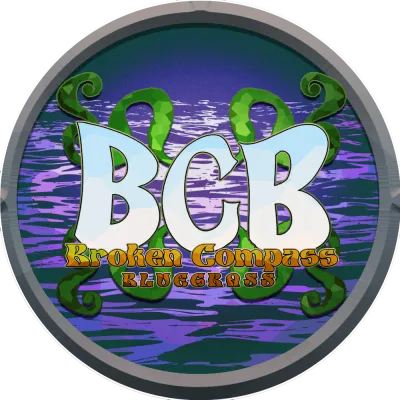 Broken Compass Bluegrass 'BCB' Logo decal