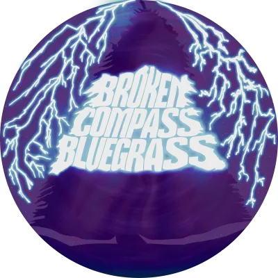 Broken Compass Bluegrass Tree Logo Decal