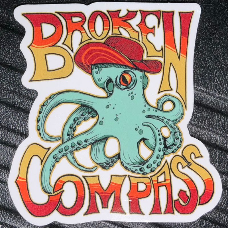BCB Octopus Vinyl Decal 3.5"