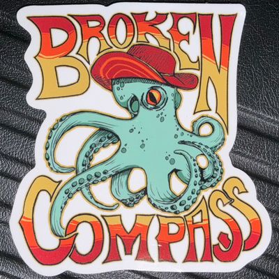 BCB Octopus Vinyl Decal 3.5"