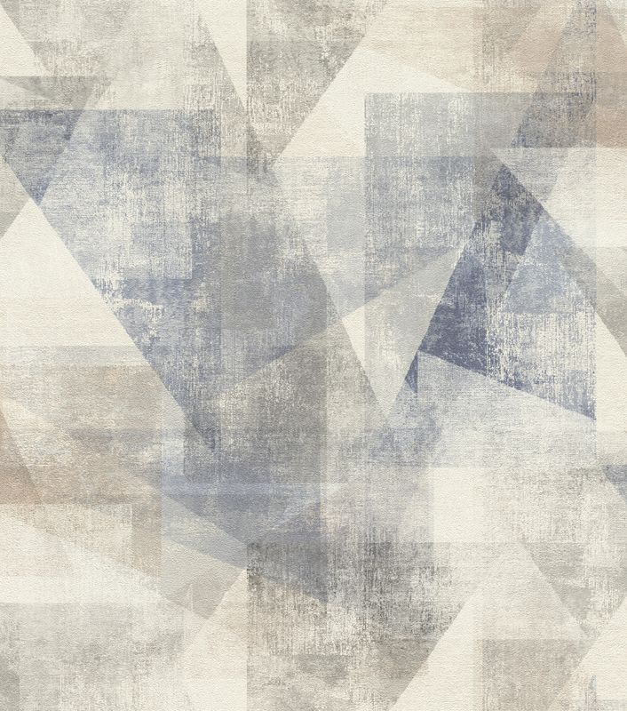 Mustervliestapete beige/grau