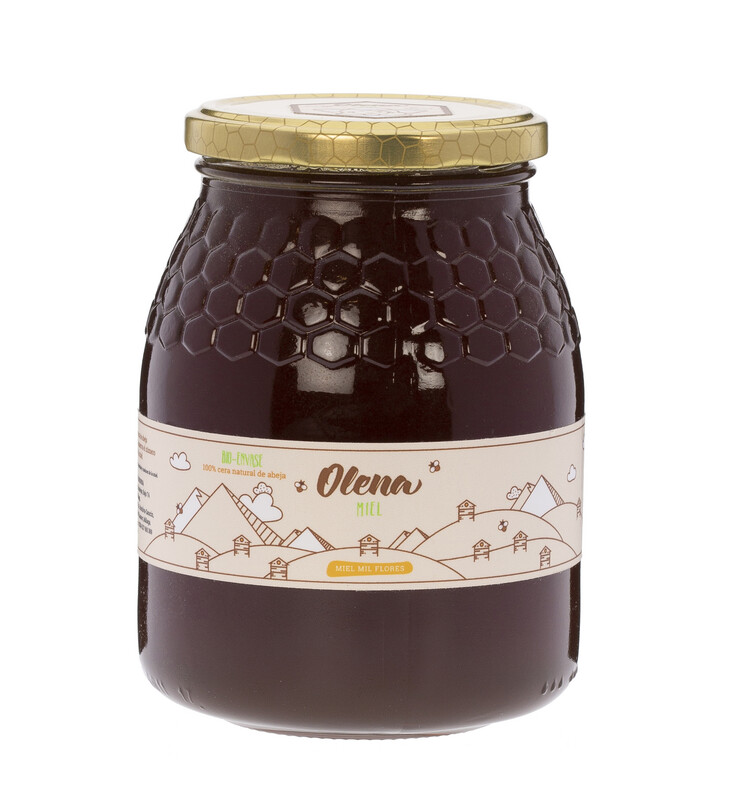 BOTE VIDRIO 1 KG. MIEL