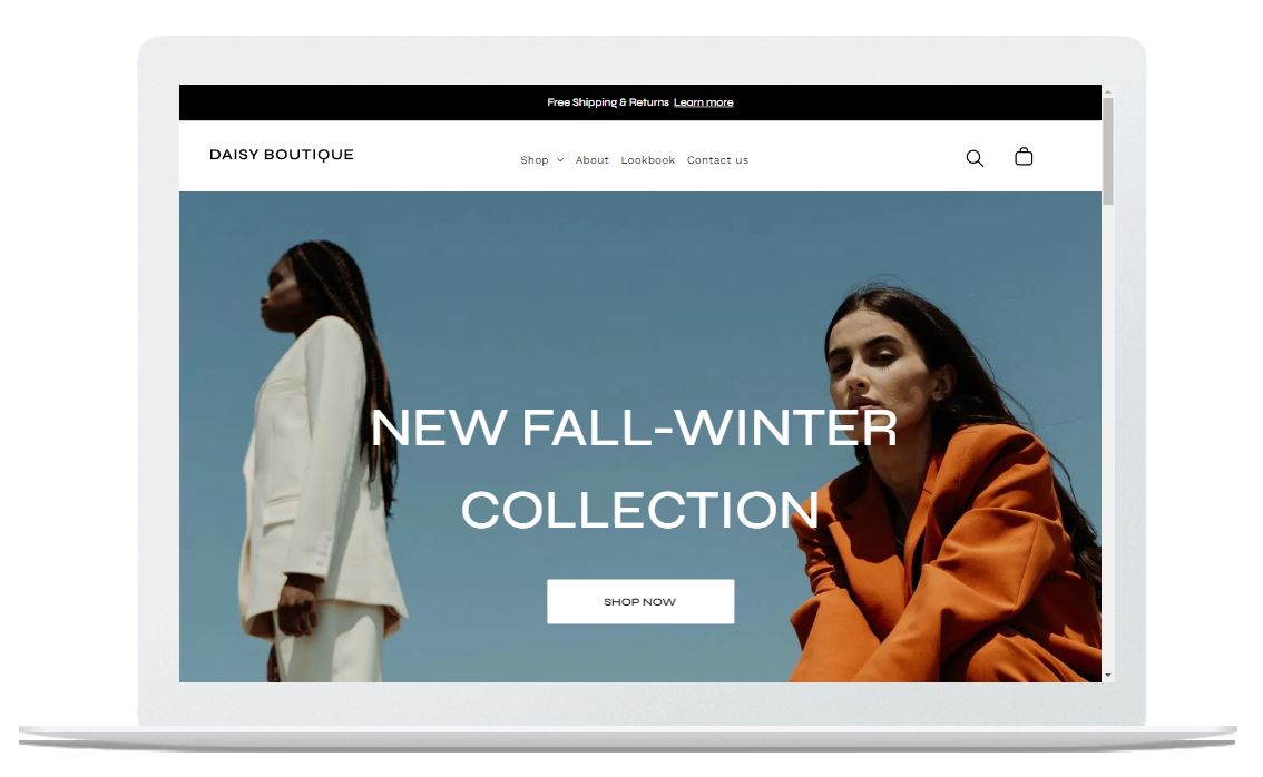 Website Template for a Clothing Store - AutomationLinks Custom Design