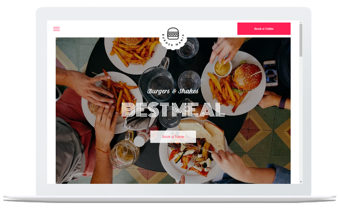 Website Template for a Restaurant - AutomationLinks Custom Design