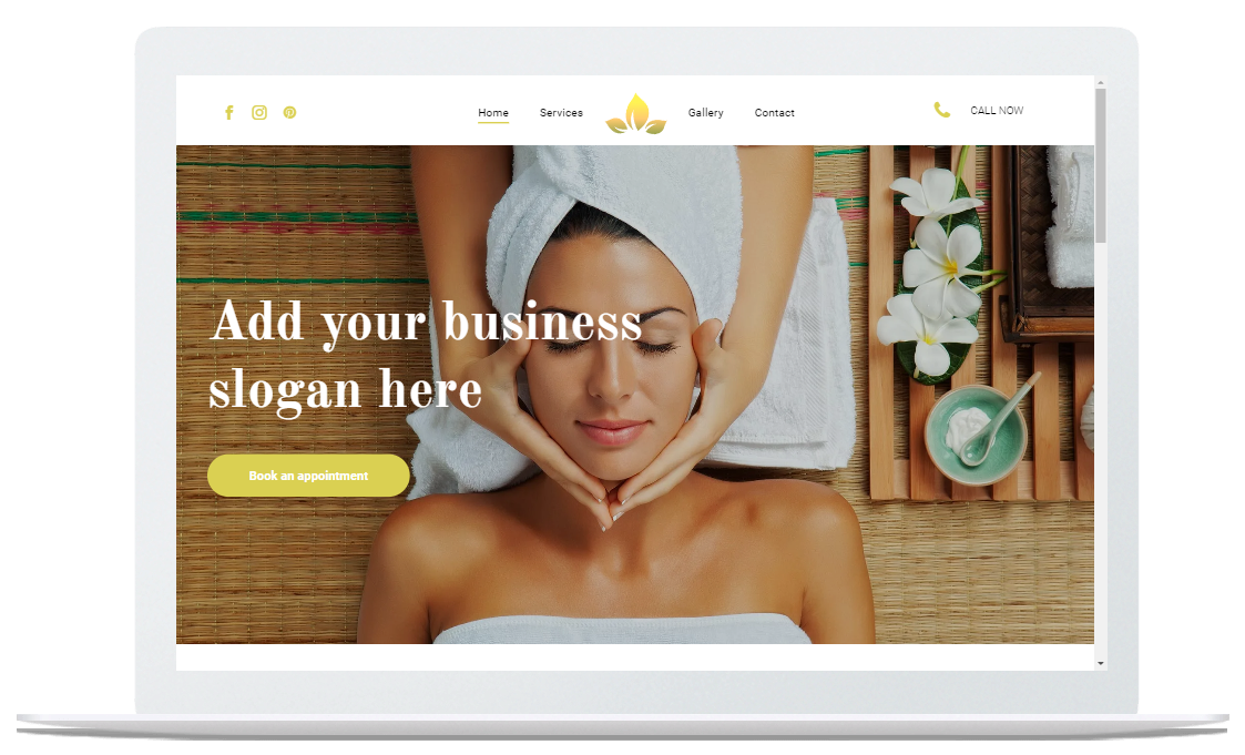 Website Template for a Spa - AutomationLinks Custom Design