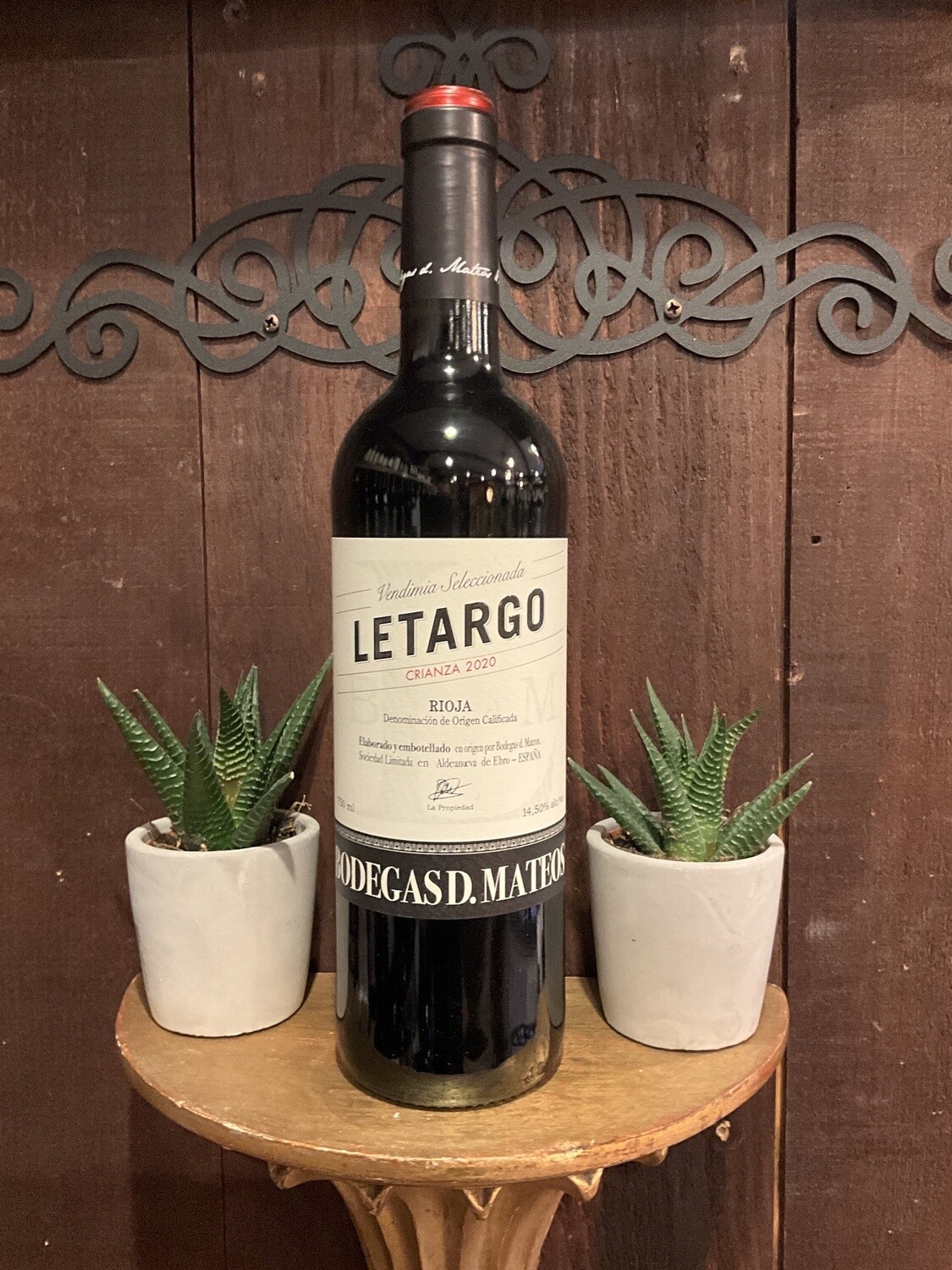 Bodegas D Mateos Letargo Crianza Rioja