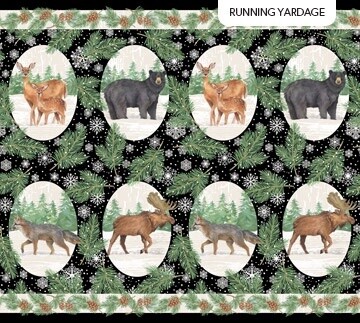 Frosted Forest - Oval Animal