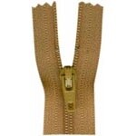 14" - 35 cm Zipper - Golden Brown