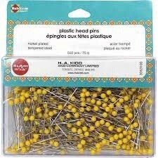 Heirloom Plastic Head Pins - 500