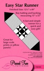 Pieced Tree Patterns  - Easy Star Runner