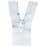 14&quot; - 35 cm Zipper - White