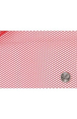 Mesh Fabric by Annie - Atom Red