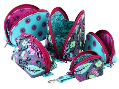 Clam Up Zippered Pouches by Annie