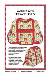 Carry On Travel Bag Patterns by Annie