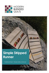 Modern Blended Quilts - Simple Stripped Runner Pattern