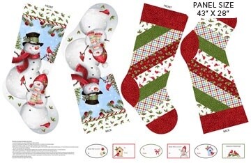 Winter Welcome - Stocking Panel