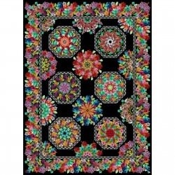 Groovy Garden - Kaleidoscope Quilt Kit - Multi