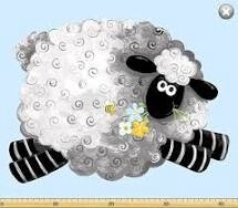 The World of Susy Bee | Lewe the Ewe - Panel