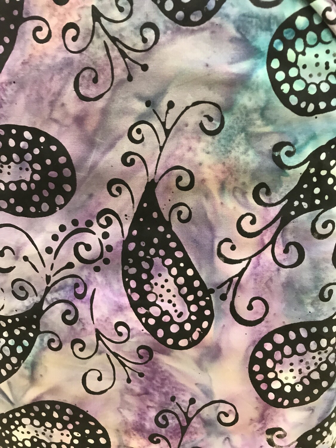 Batik Textiles - Multi Paisley