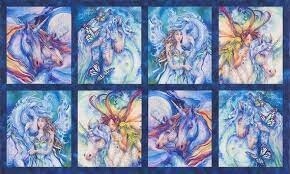 Morning Moon Unicorn-Fairy Panel