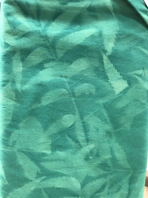 Batik Textiles - Green Leaf