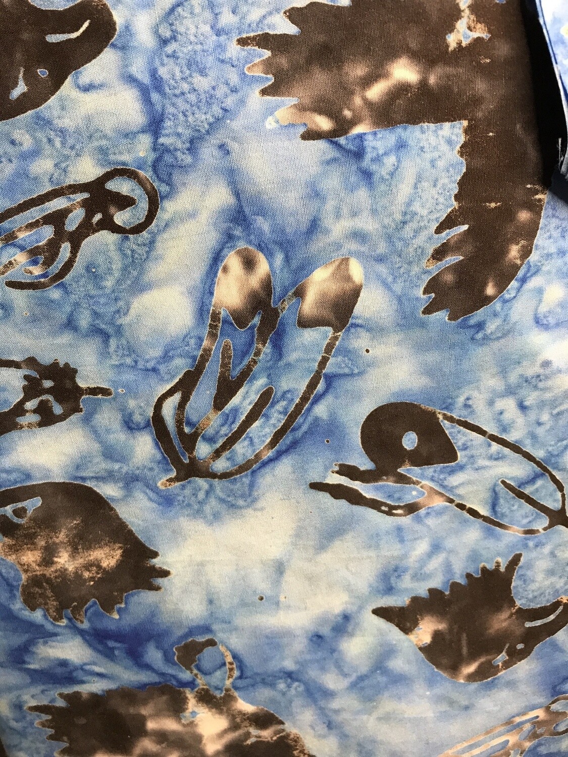 Celestial Batik - Plains People Bright Blue
