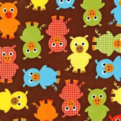 Urban Zoologie Slicker - Brown Pigs