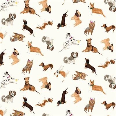 Clothworks - Uptown Doggie Cream