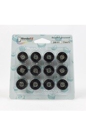 Decobob Prewound Bobbins - Black 101 - Class 15