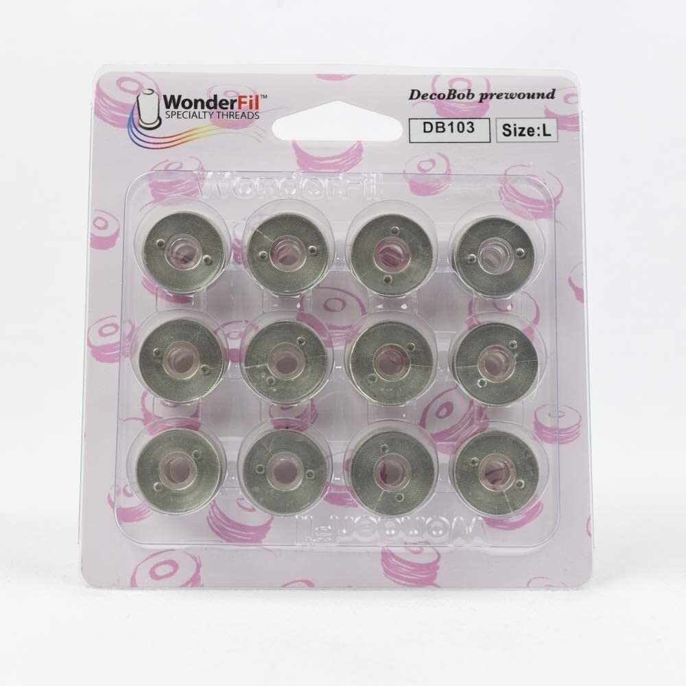 Decobob Prewound Bobbins - Size L - Sage