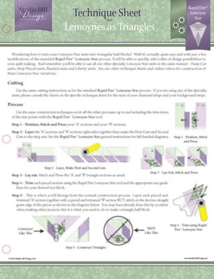 Lemoynes as Triangles Technique Sheet