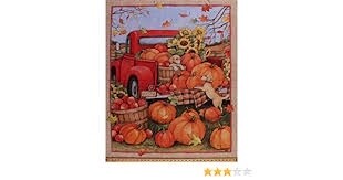 Truck Filled Pumpkins Panel