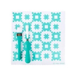 Oh Sew Clean Brush and Cloth Set - Teal