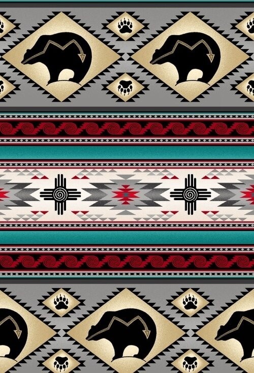 Tucson Bear Stripe - Gray