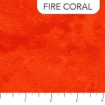 Northcott Toscana -Fire Coral