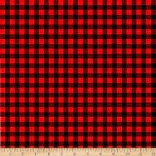 Winter Woods Buffalo Check - Red-Black