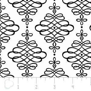 Opposites Attract - White Scroll