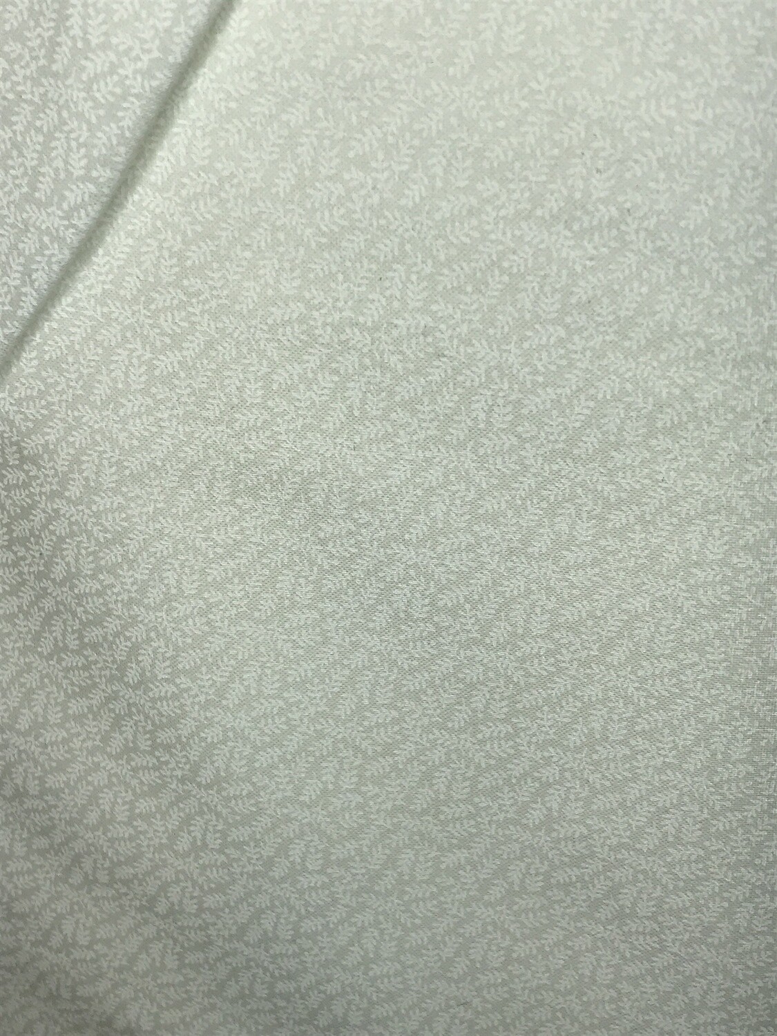 Tone on Tone White - Small Leaves