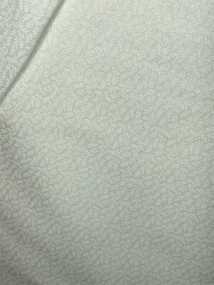 Tone on Tone White - Small Leaves