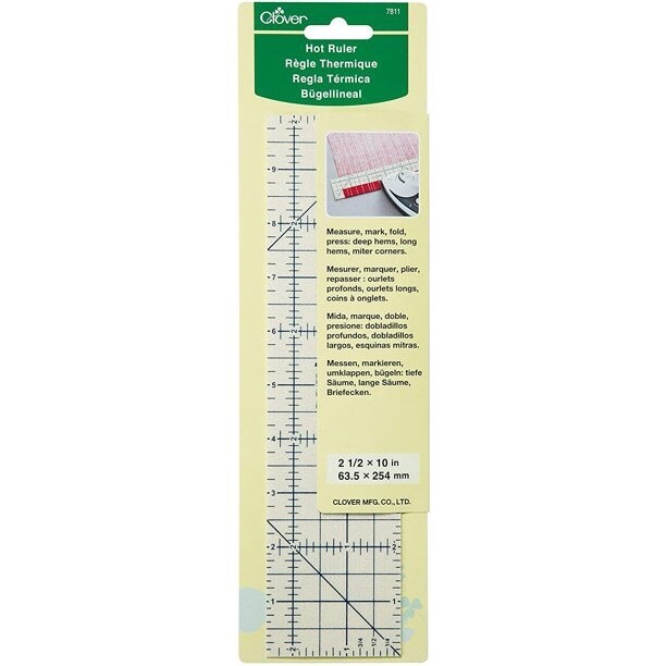 Clover - Press Perfect Hot Ruler 2.5&quot; x 10&quot;
