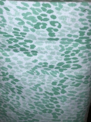 Flannel Cheetah - Aqua