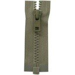 30" - 75 cm - Separating Zipper - Khaki