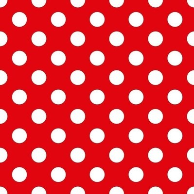 Red with White Dot