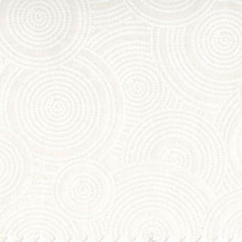 Tone on Tone White Circle Wideback